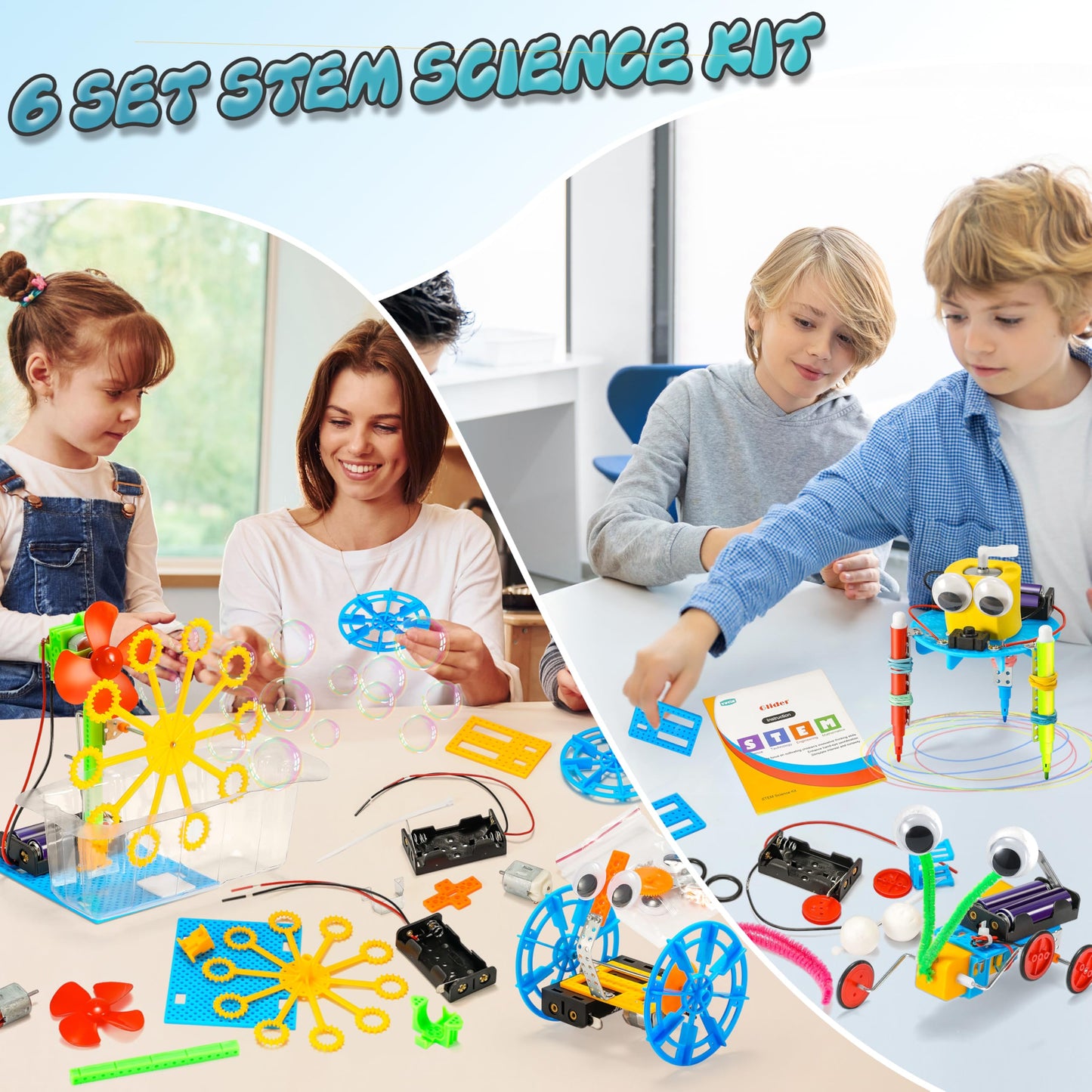 Robotics for Kids Ages 8-12, Boy Crafts Kids STEM Science Robot Building Kits 8-10 10-12, STEM Toys for Boys Gifts Age 8 10 12 13 14 Year Old