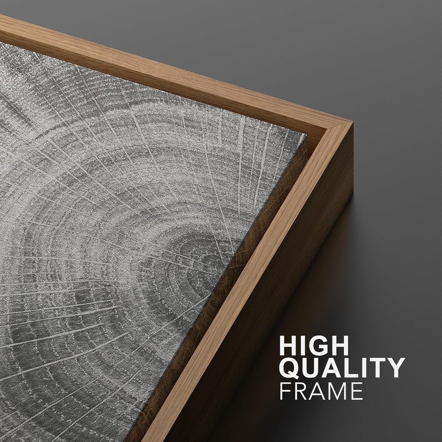 SIGNWIN Framed Canvas Print Wall Art Wood Tree Rings Abstract Illustrations Minimalist Modern Wall Art Neutral Boho Decor for Living Room, Bedroom, Office - 24"x36"x2 Natural