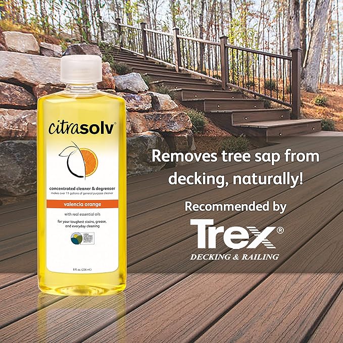 Citra Solv Concentrated Household Cleaner & Degreaser - Valencia Orange Scent - 16 Fl Oz, Safe, Effective, and Versatile Cleaning Solution, Natural Ingredients, Biodegradable, Made in USA