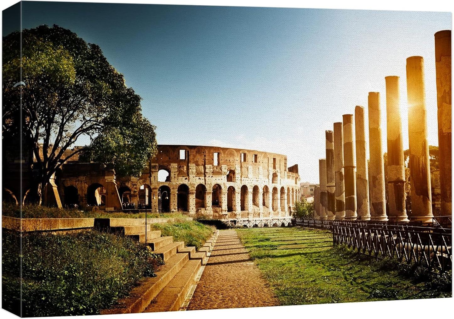 Canvas Prints Wall Art - Colosseum in Rome, Italy - 24" x 36"