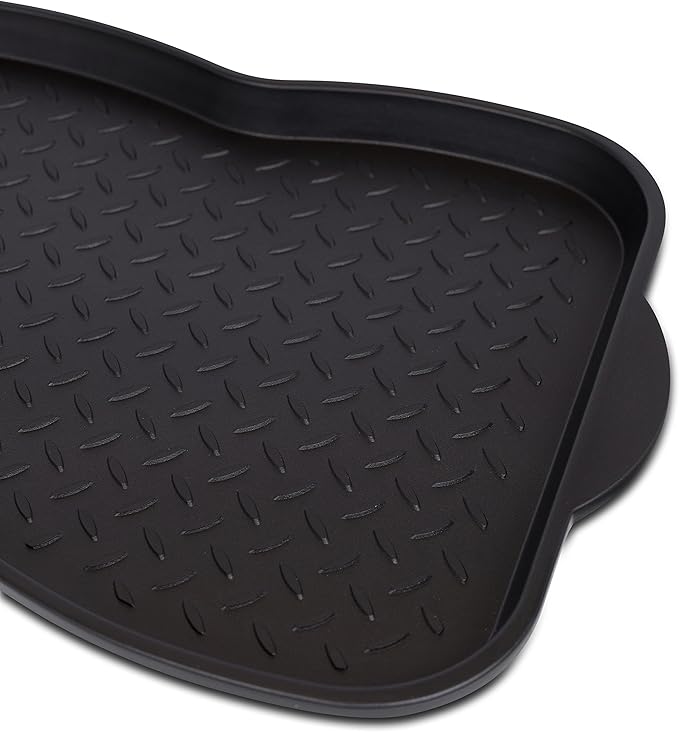 Internet’s Best Multi-Purpose Boot & Shoe Tray | 2 Qty | 29.75 x 15 Round | Protects Floors from Water and Dirt | Waterproof for All Weather Indoor or Outdoor Use | Pet Bowl Mat