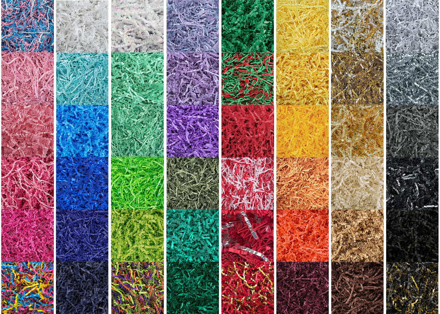 MagicWater Supply Crinkle Cut Paper Shred Filler-1LB Fiesta Blend-Decorative & Protective Packaging for Bridesmaid Gifts & Bridesmaid Proposal Gifts Holiday Stuffers Birthdays Wedding & Anniversaries