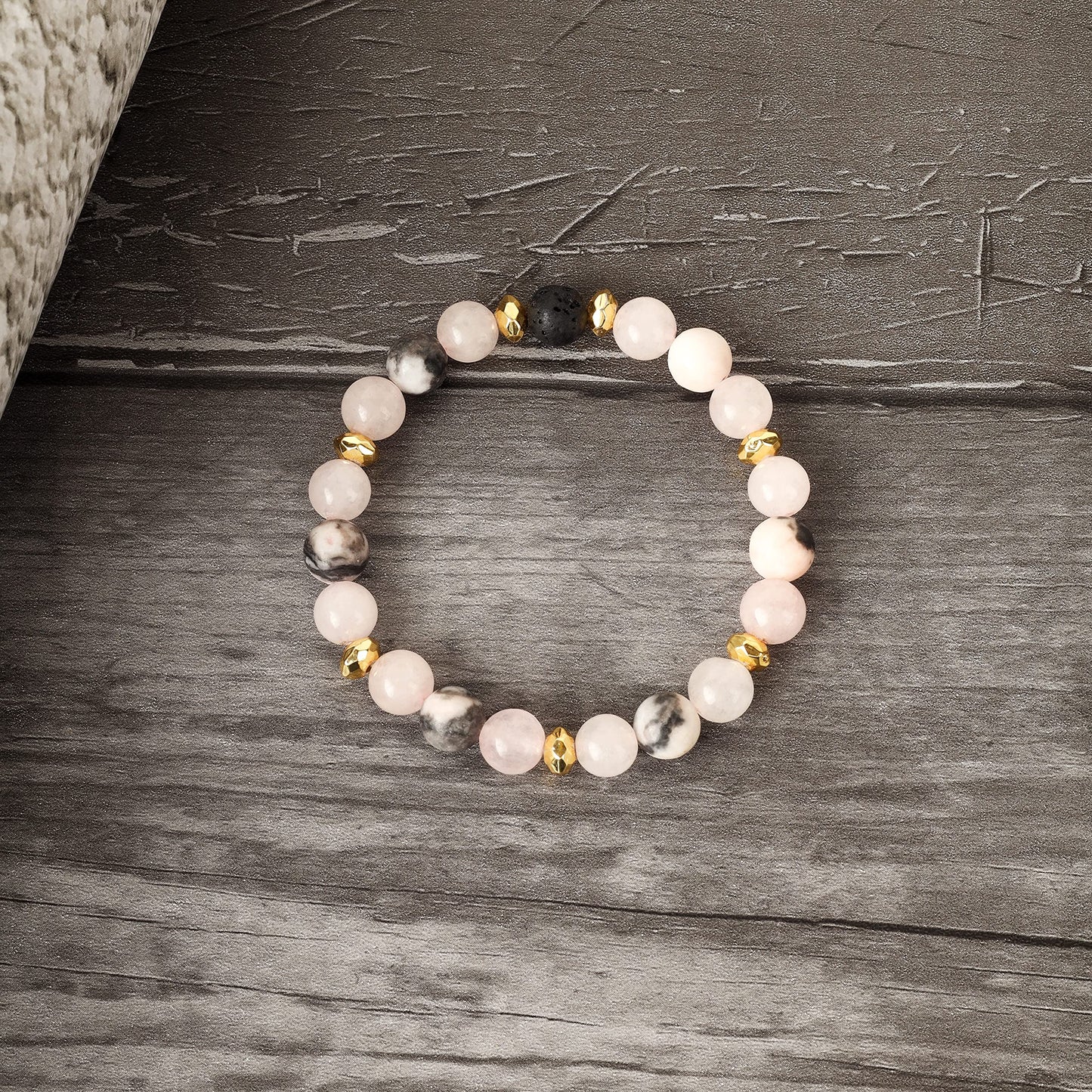 RIANGI Healing Bracelet For Women Crystal Bracelet Chakra Beaded Bracelets Rose Quartz Crystals And Healing Stones Bracelet Calming Stretch Bracelet