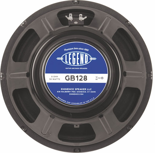 12-in Brit Guitar Speaker, 50W, 8 ohms w/Copper voice coil