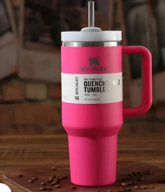 Stanley tumbler 1pc,40 Oz H2.0 Cup, 40oz Cup Stainless Steel Vacuum Insulated Tumbler With Lid And Straw For Water, Iced Tea Or Coffee, Smoothie And More, 40oz Reusable Double Walled Vacuum