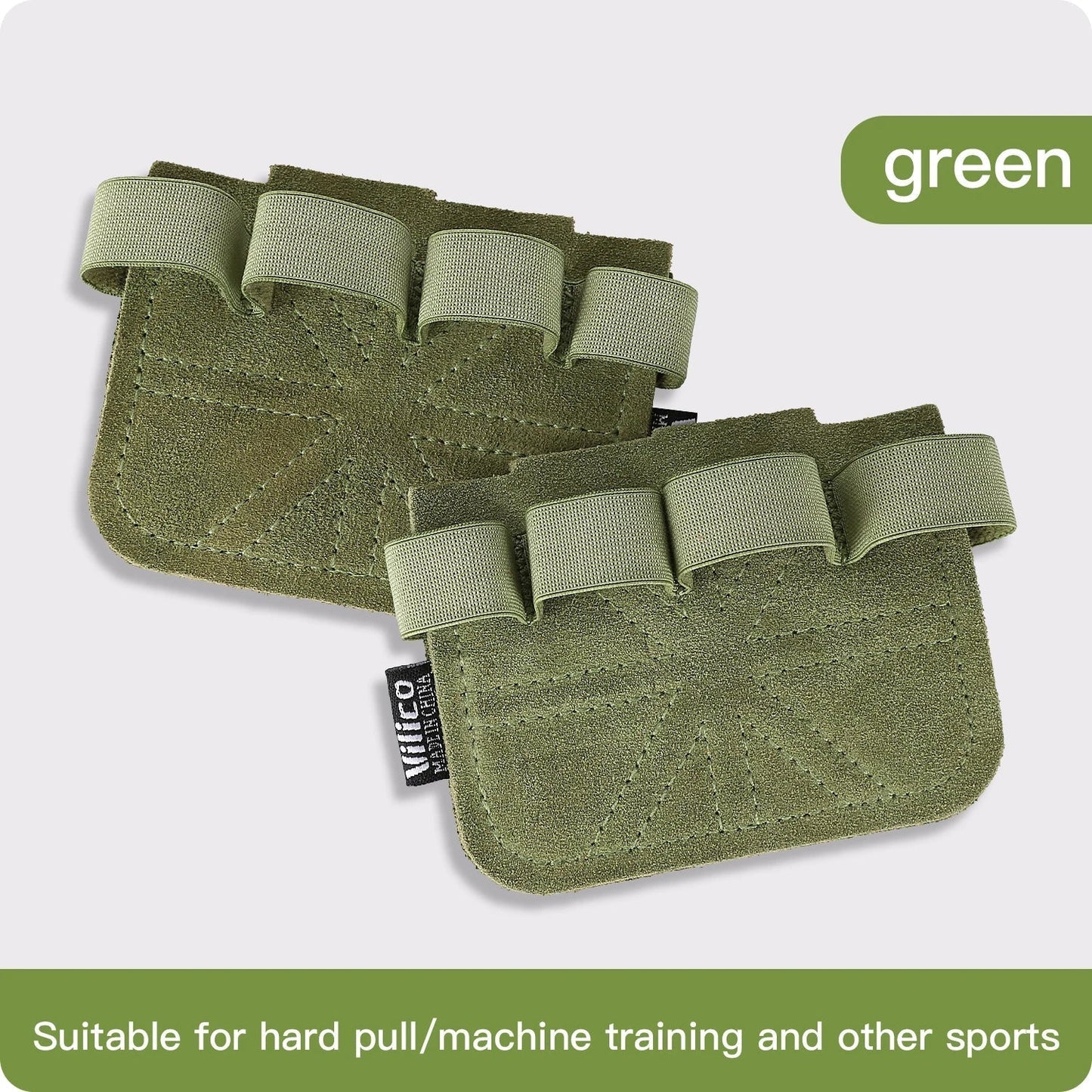Leather Weightlifting Gloves