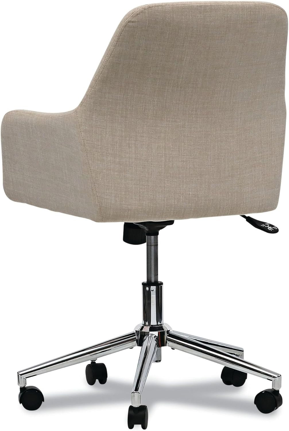 Office Chair - Workspace by  Mid-Century Task Chair, Supports up to 275 Lb, 18.9" to 22.24" Seat Height, Cream Seat, Cream Back