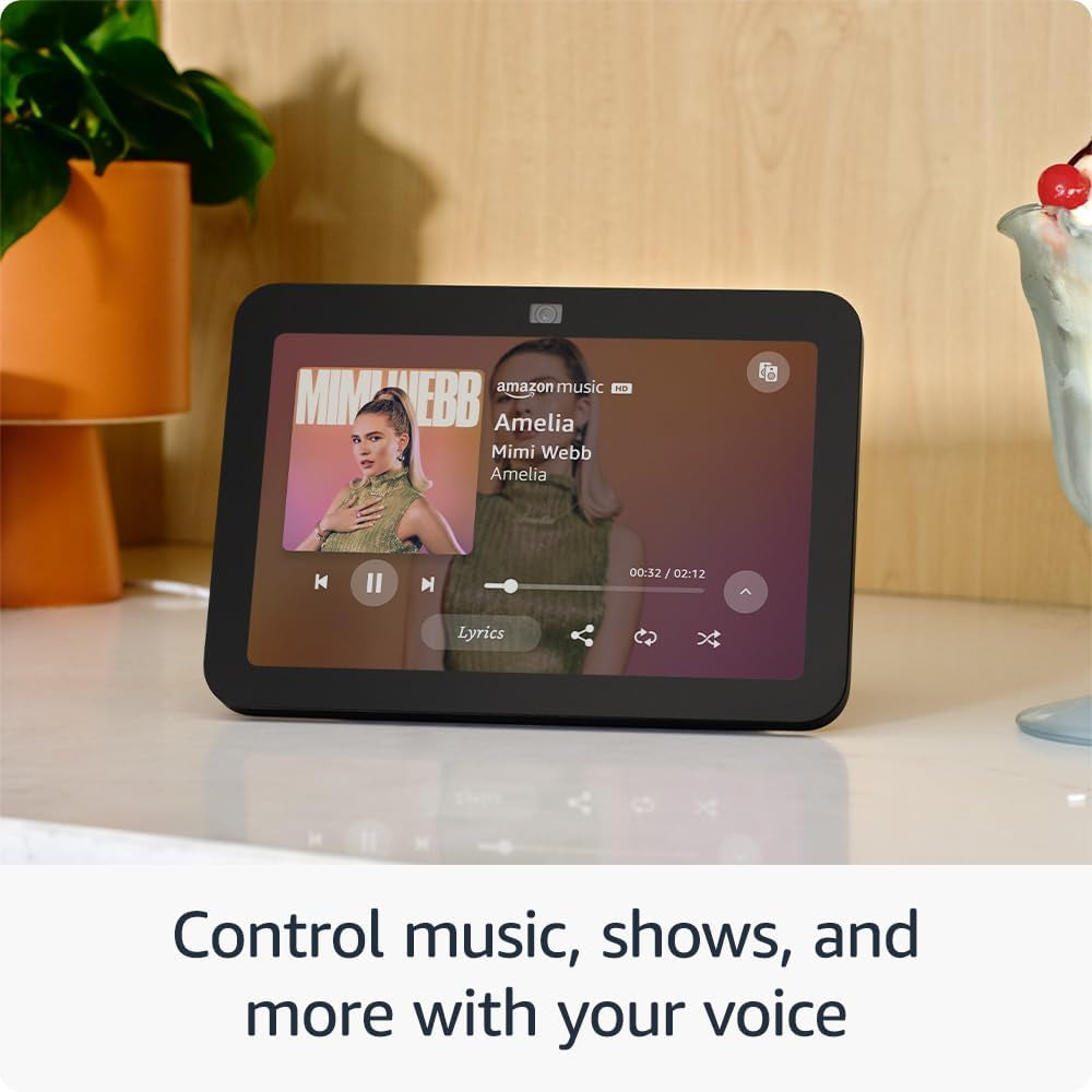 Echo Show 8 (3Rd Gen, 2023 Release) with Blink Mini | Glacier White