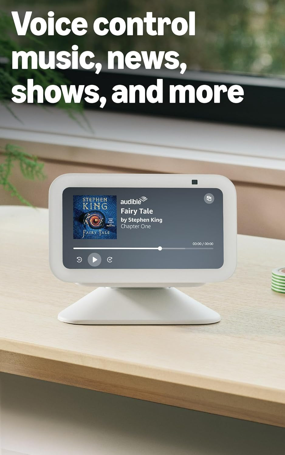 Echo Show 5 (Newest Model), Smart Display with Alexa+ Early Access, 2X the Bass and Clearer Sound, Cloud Blue