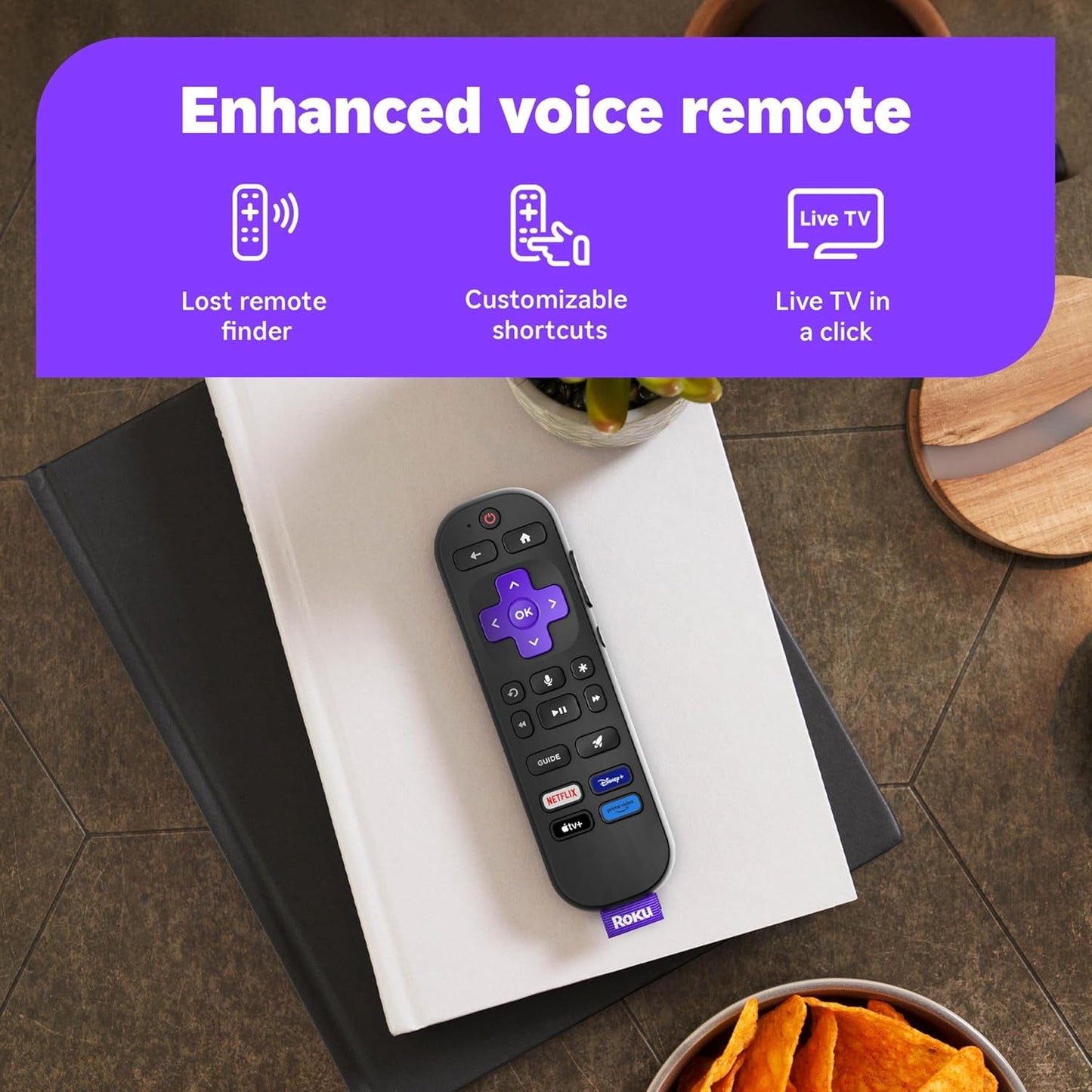 Smart TV 2025 – 65-Inch Select Series, 4K HDR TV – tv with Enhanced Voice Remote – Flat Screen LED Television with Wi-Fi for Streaming Live Local News, Sports, Family Entertainment