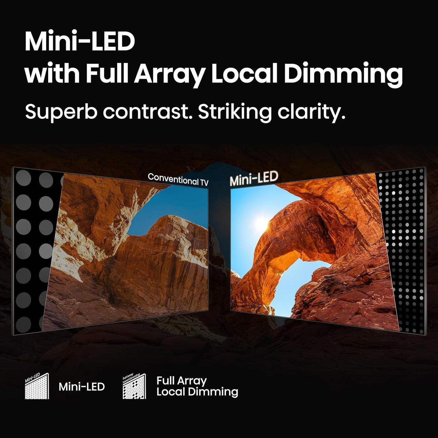 65" Class QD7 Series Mini-Led 4K UHD Smart Fire TV (65QD7QF, 2025 Model) - QLED, HDR10+, Dolby Vision, Dolby Atmos, Game Mode Plus, ALLM, Alexa Built in with Voice Remote, Streaming TV, Black