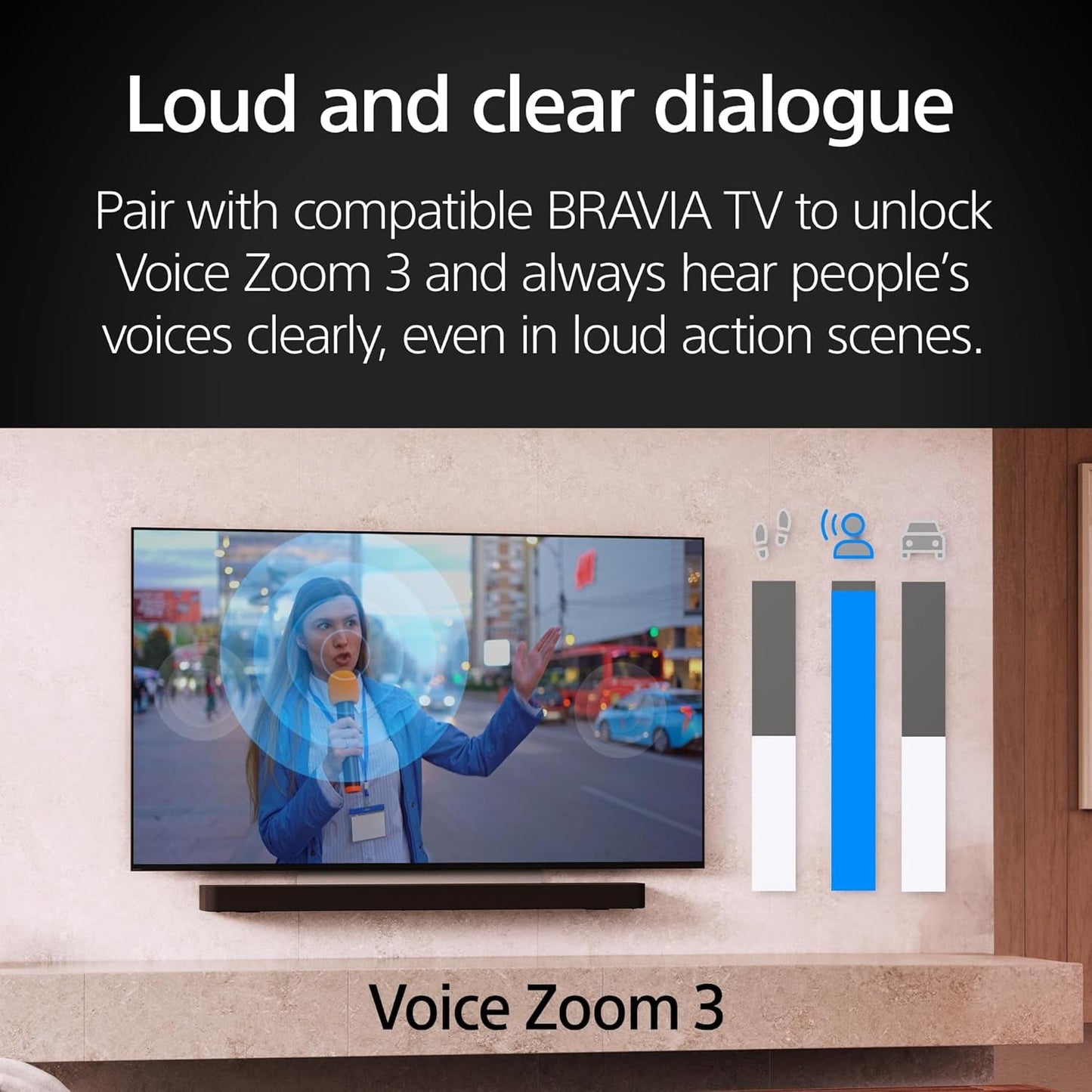 BRAVIA Theater System 6, 5.1Ch Home Theater System Sound Bar with Subwoofer and Rear Speakers, Surround Sound by Dolby Atmos/Dts:X Compatible HT-S60
