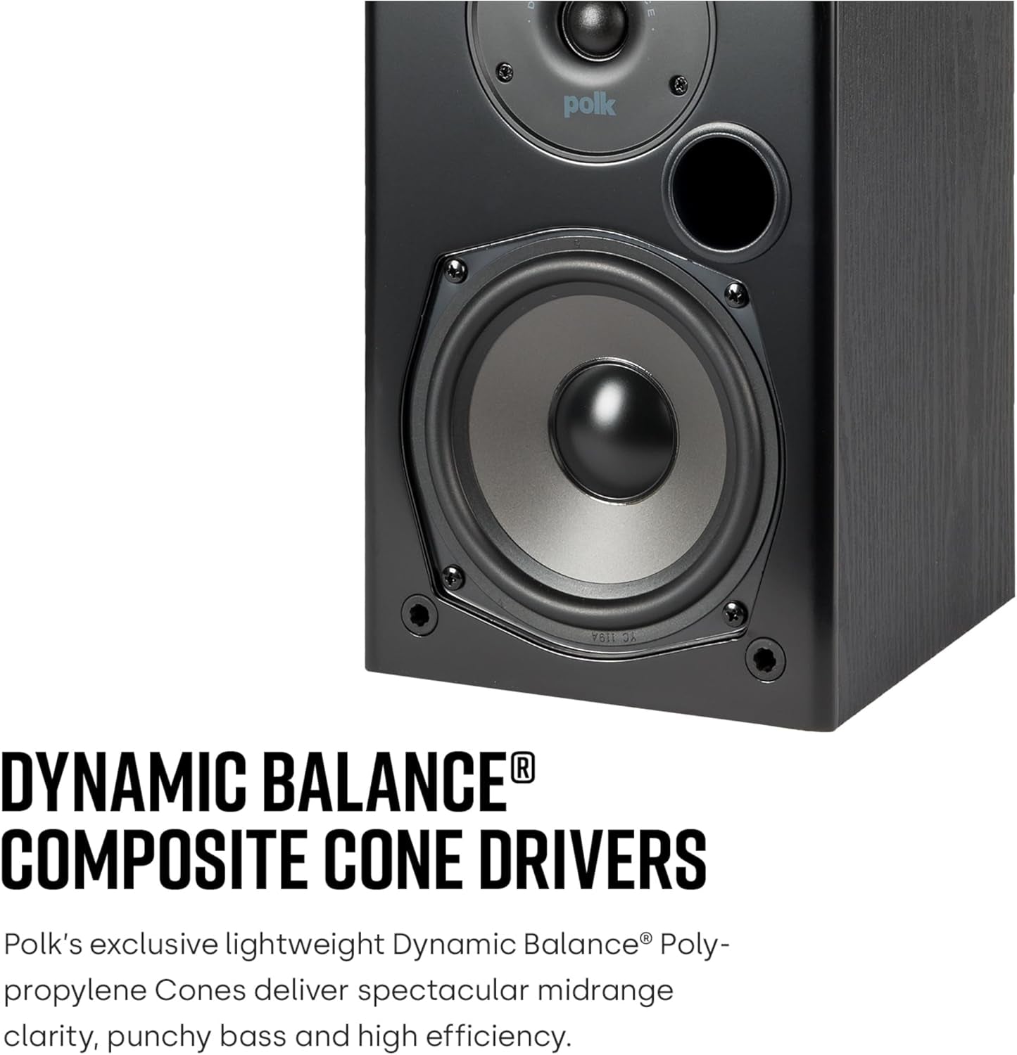 T15 Home Theater and Stereo Bookshelf Speakers – Deep Bass Response, Dolby and DTS Surround, Wall-Mountable, Pair, Black
