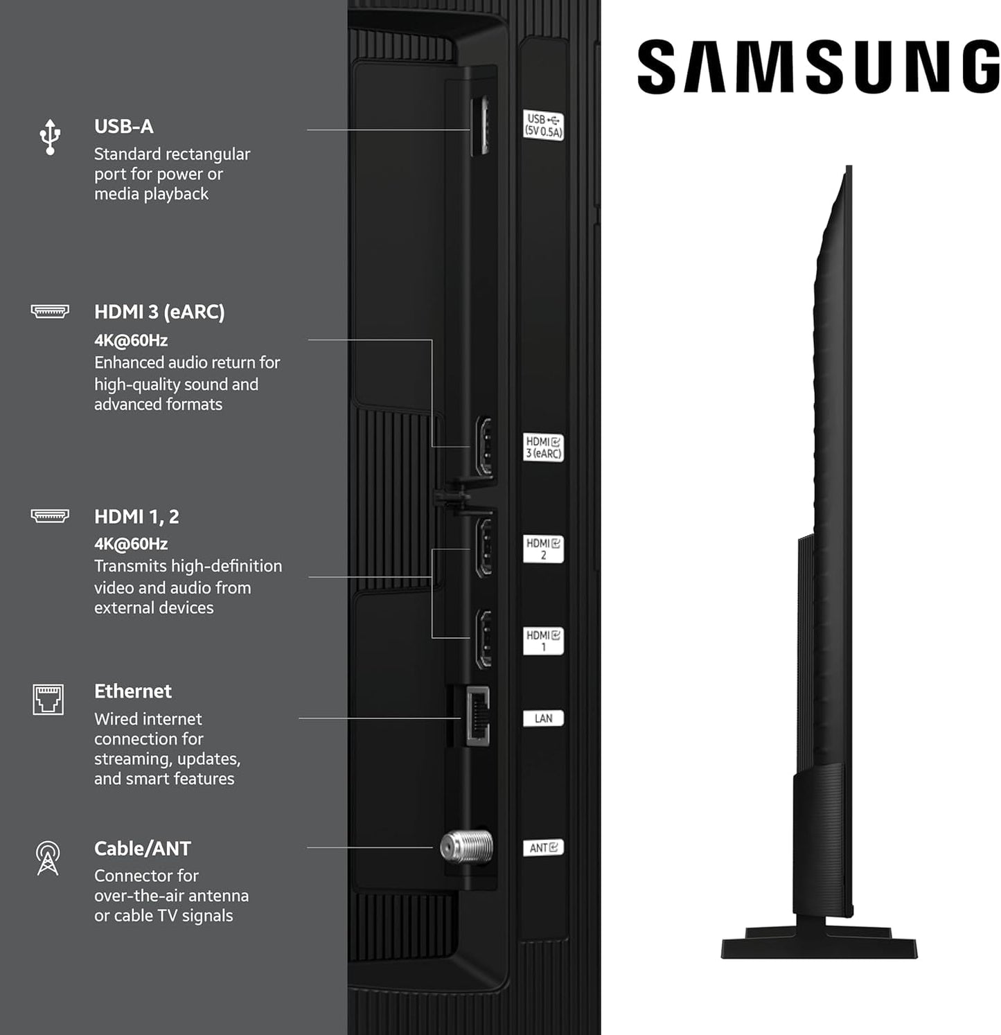 75-Inch Class QLED Q7F Series  Vision AI Smart TV (2025 Model, 75Q7F) Quantum HDR, Object Tracking Sound Lite, Q4 AI Gen1 Processor, 4K Upscaling, Gaming Hub, Alexa Built-In